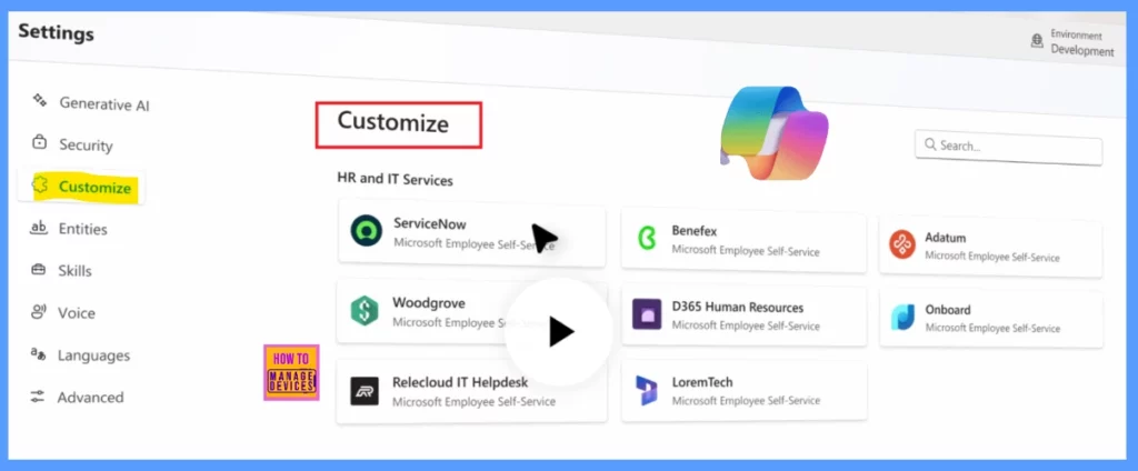 Employee Self Service Agent in BizChat Simplifies HR and IT Workload 3 Employee Self Service Agent in BizChat Simplifies HR and IT Workload -Fig.2 (Image credit to MS)