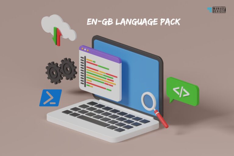 Easy Way to Install a Language Pack Using Intune PowerShell Script. Fig. 1