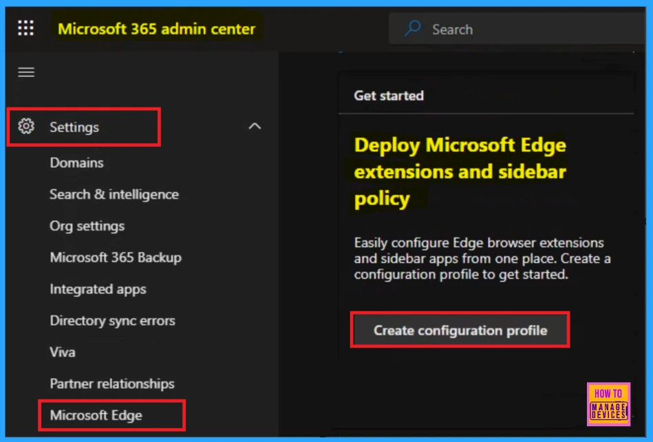 Enable Address Bar Editing in the Edge Browser using the Microsoft 365 Admin Center Policy 2 Enable Address Bar Editing in the Edge Browser using the Microsoft 365 Admin Center Policy - Fig.1