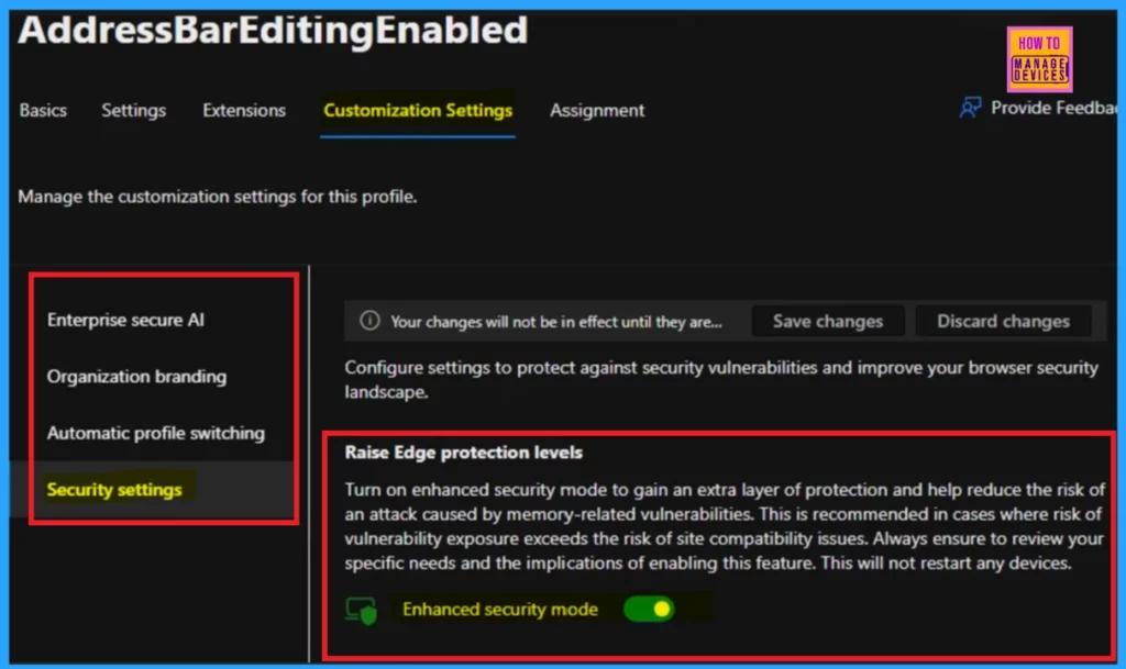 Enable Address Bar Editing in the Edge Browser using the Microsoft 365 Admin Center Policy 9 Enable Address Bar Editing in the Edge Browser using the Microsoft 365 Admin Center Policy - Fig.8