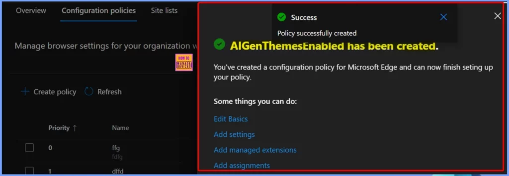 Enable AI Gen Themes in Edge Browser using Microsoft 365 Admin Center Configuration Policy 5 Enable AI Gen Themes in Edge Browser using Microsoft 365 Admin Center Configuration Policy - Fig.3
