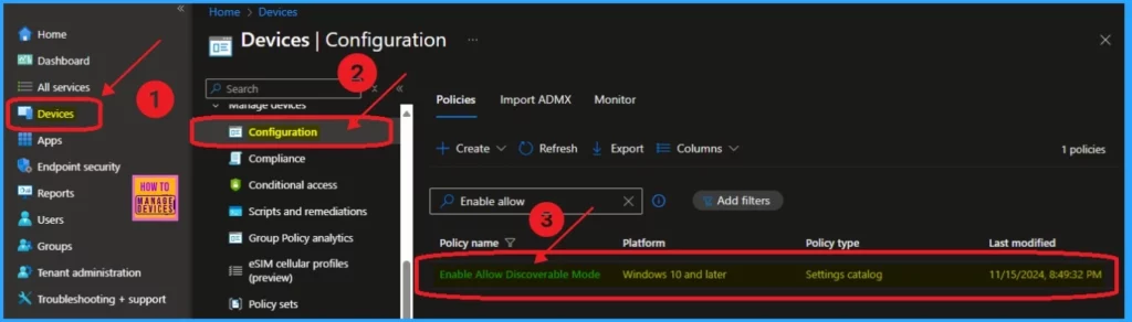 Enable Disable Allow Discoverable Mode in Bluetooth using Intune Policy Settings Catalog 13 Enable Disable Allow Discoverable Mode in Bluetooth using Intune Policy Settings Catalog - Fig.11