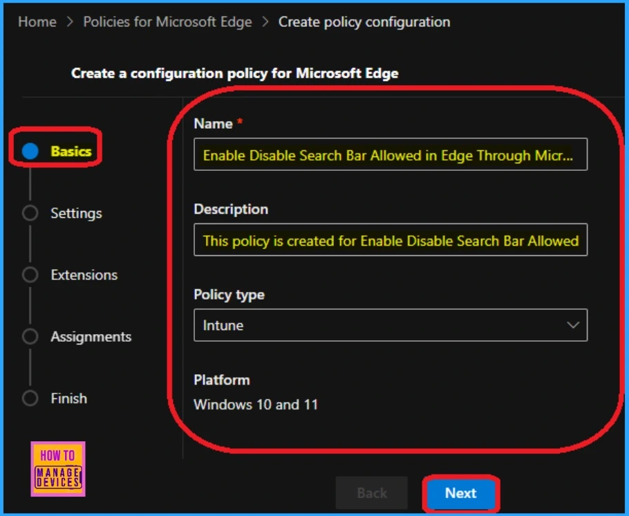 Enable Disable Search Bar Allowed in Edge Through Microsoft 365 Admin Center Policy 3 Enable Disable Search Bar Allowed in Edge Through Microsoft 365 Admin Center Policy - Fig.2