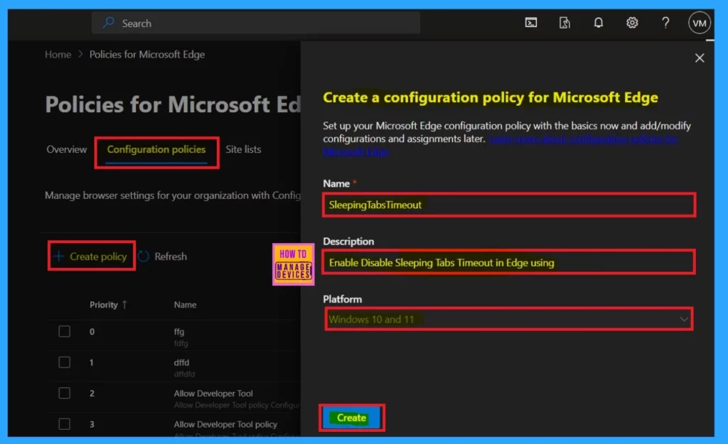 Enable Disable Sleeping Tabs Timeout in Edge Browser using the Microsoft 365 Admin Center Policy 2 Enable Disable Sleeping Tabs Timeout in Edge Browser using the Microsoft 365 Admin Center Policy-Fig.2