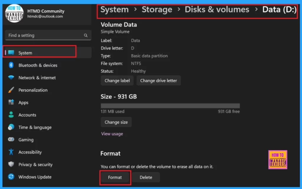 Five Easy Ways to Format a Drive in Windows 11 3 Five Easy Ways to Format a Drive in Windows 11 - Fig.2