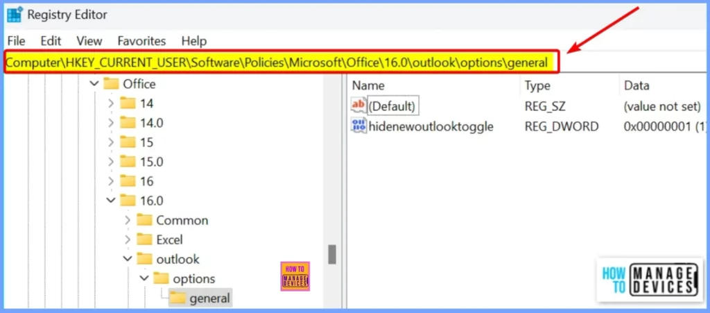 Hide the Try the New Outlook Toggle in Outlook using Intune Settings Catalog Policy 12 Hide the Try the New Outlook Toggle in Outlook using Intune Settings Catalog Policy - Fig.9