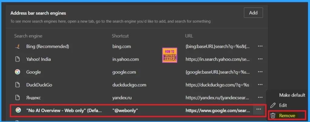 How to Disable AI Overview in Google Search Results using Edge Browser Settings 9 How to Disable AI Overview in Google Search Results using Edge Browser Settings-Fig.8