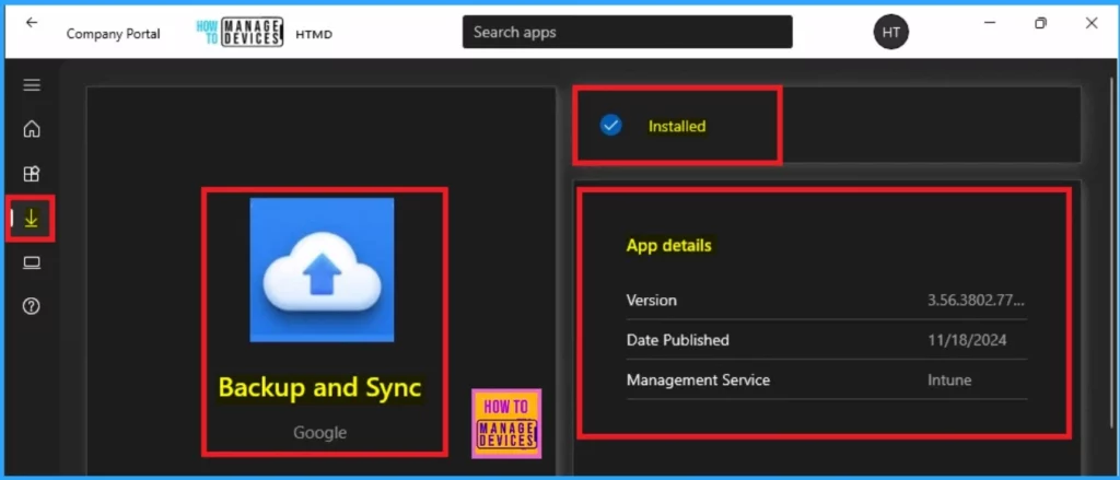 How to Install Google Backup and Sync App with Intune Using Enterprise App Catalog App - Fig.14