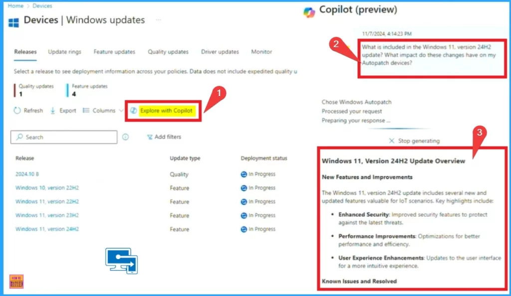 Identify Update Issues for Autopatch Devices in Intune using Copilot - Fig.3 - Creds to MS