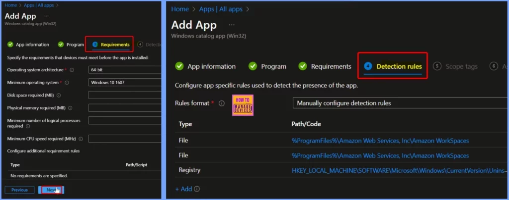 How to Install Amazon WorkSpaces with Intune Enterprise App Catalog App 7 How to Install Amazon WorkSpaces with Intune Enterprise App Catalog App - Fig.5