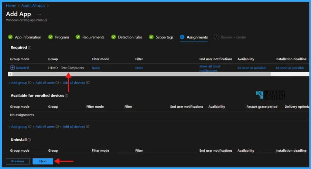 Step-by-Step Guide Install Docker Desktop with Intune Enterprise App Catalog App. Fig.10