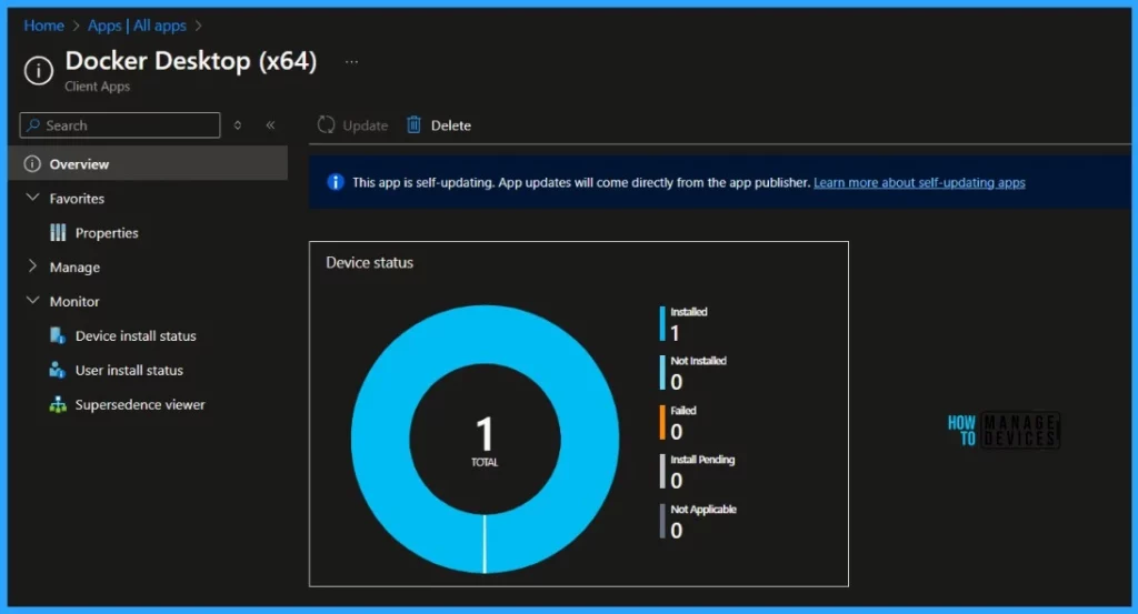 Step-by-Step Guide Install Docker Desktop with Intune Enterprise App Catalog App. Fig.12
