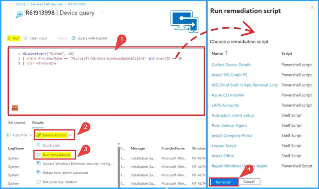 Copilot Enhances Troubleshooting using Intune and Device Query to Resolve Missing Patches 5 Copilot Enhances Troubleshooting using Intune and Device Query to Resolve Missing Patches - Fig.5 - Creds to MS