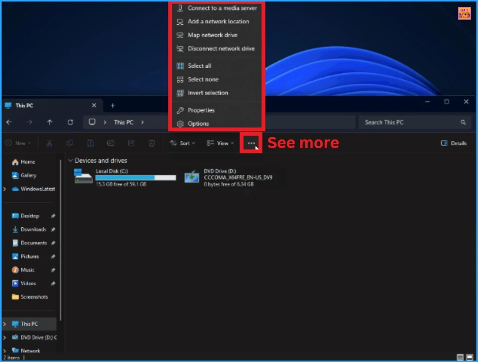 Fix File Explorer Menu Appear Outside Screen Issue for Windows 11 24H2 3 Fix File Explorer Menu Appear Outside Screen Issue for Windows 11 24H2 - Fig.3 - Creds to MS