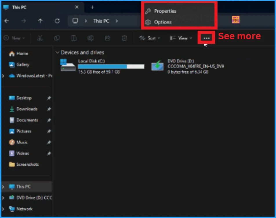 Fix File Explorer Menu Appear Outside Screen Issue for Windows 11 24H2 2 Fix File Explorer Menu Appear Outside Screen Issue for Windows 11 24H2 - Fig.2 - Creds to MS
