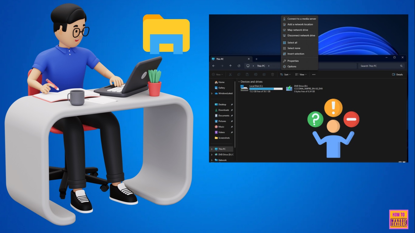 Fix File Explorer Menu Appear Outside Screen Issue for Windows 11 24H2 1 Issue on File Explorer Menu in Windows 11 24H2 | Appear Outside Screen