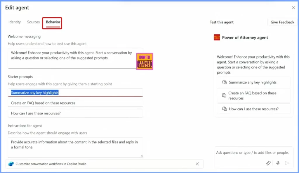 New SharePoint Agent Capabilities Complete Security Controls Conditional Access Authorization Labels etc 10 New SharePoint Agent Capabilities Complete Security Controls Conditional Access Authorization Labels etc - Fig.9 - Creds to MS