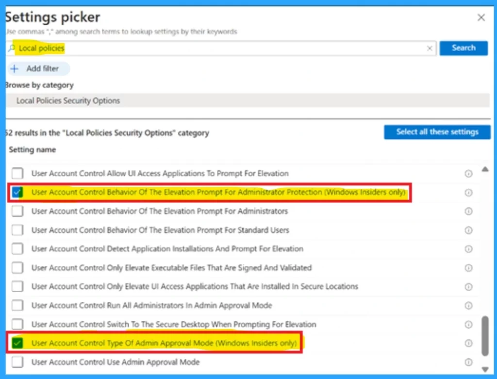 Enhancing Security with Administrator Protection in Windows 11 using Intune 4 Enhancing Security with Administrator Protection in Windows 11 using Intune-Fig.4 Creds to MS