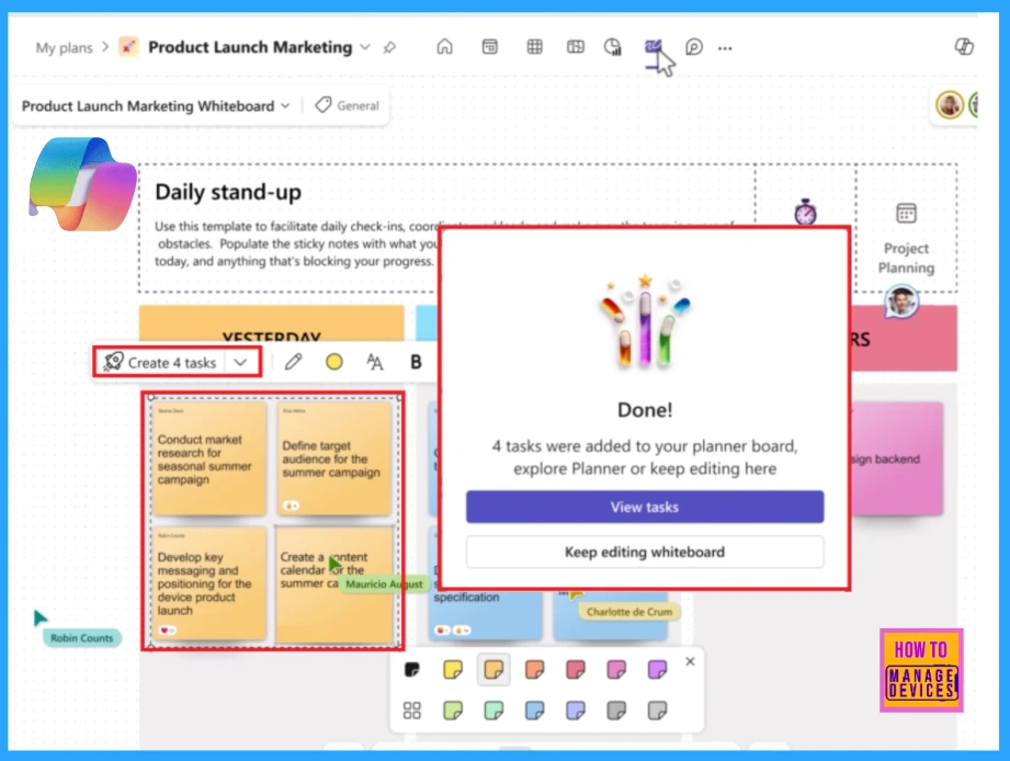 Project Manager Agent in Microsoft Planner on Teams for Simplified Task Management 7 Project Manager Agent in Microsoft Planner on Teams for Simplified Task Management - Fig.5 (Creds to MS)