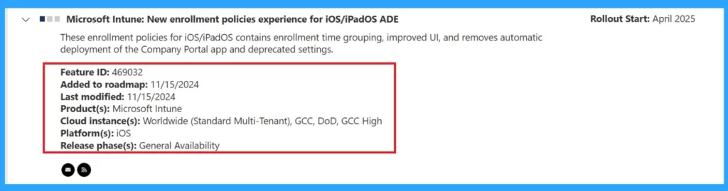 New Enrollment Policies Experience for iOS iPadOS ADE in Microsoft Intune 1 New Enrollment Policies Experience for iOS/iPadOS ADE In Microsoft Intune-Fig.1 Creds to MS