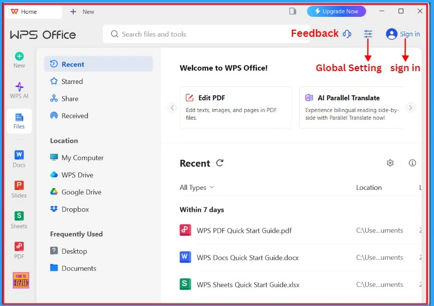 How to Install and Use WPS Office All in One Office Suite on Windows 11 PC 7 How to Install and Use WPS Office All in One Office Suite on Windows 11 PC - Fig.6