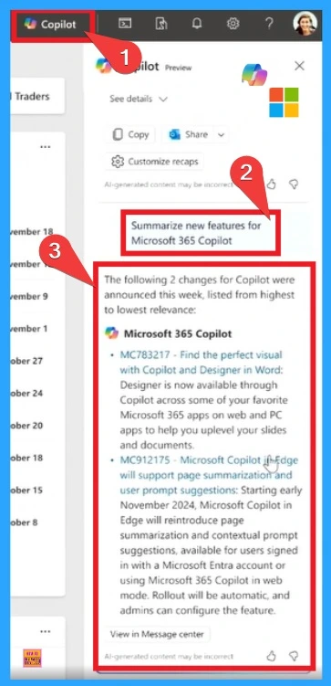 Simplifying Routine Tasks and Gaining Insights Faster with Copilot in Microsoft 365 Admin Center 3 Simplifying Routine Tasks and Gaining Insights Faster with Copilot in Microsoft 365 Admin Center - Fig.3 - Creds to MS