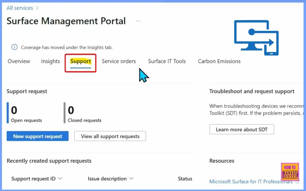Surface Management Portal in Intune a Simplified Device Management for IT Admins - Fig.4 - Creds to MS