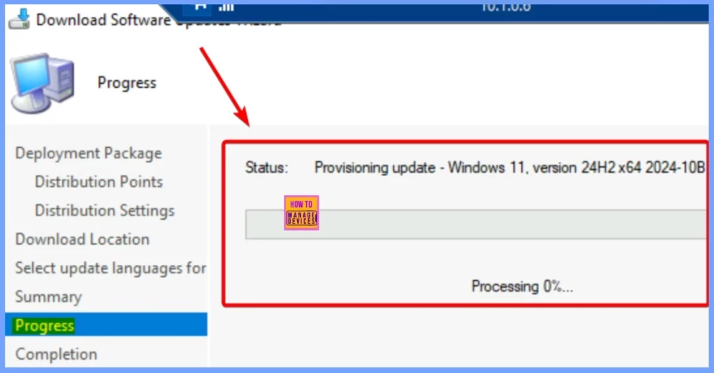 Windows 11 24H2 Upgrade using SCCM Feature Update Option 12 Windows 11 24H2 Upgrade using SCCM Feature Update Option - Fig.12