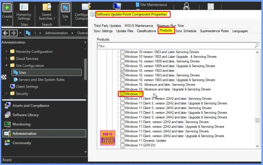 Windows 11 24H2 Upgrade using SCCM Feature Update Option 3 Windows 11 24H2 Upgrade using SCCM Feature Update Option - Fig.3