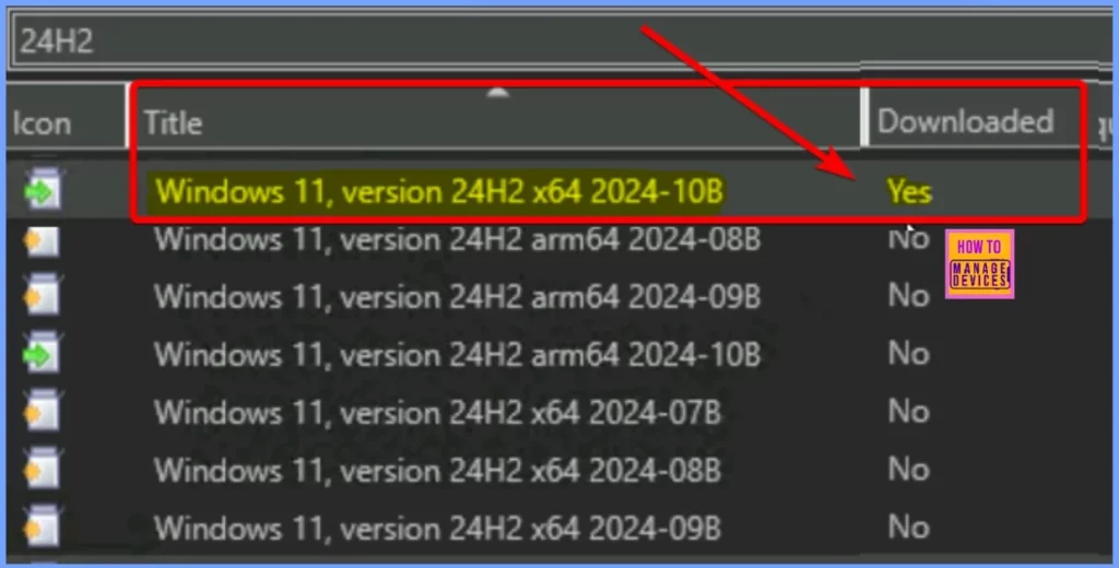 Windows 11 24H2 Upgrade using SCCM Feature Update Option 16 Windows 11 24H2 Upgrade using SCCM Feature Update Option - Fig.16