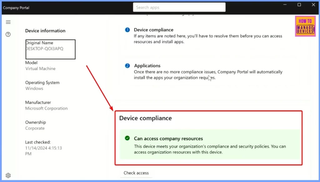 New Company Portal Experience Monitor App Installation Progress and Compliance Status Reporting 2 New Company Portal Experience Monitor App Installation Progress and Compliance Status Reporting - Fig.2 - Creds to MS