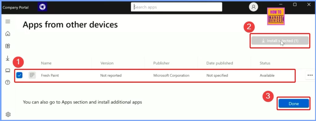 New Company Portal Experience Monitor App Installation Progress and Compliance Status Reporting 5 New Company Portal Experience Monitor App Installation Progress and Compliance Status Reporting - Fig.5 - Creds to MS