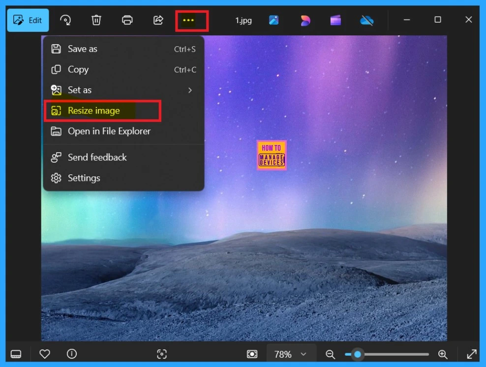 Resize an Image Using Paint and Photos Apps in Windows 11 -Fig.11