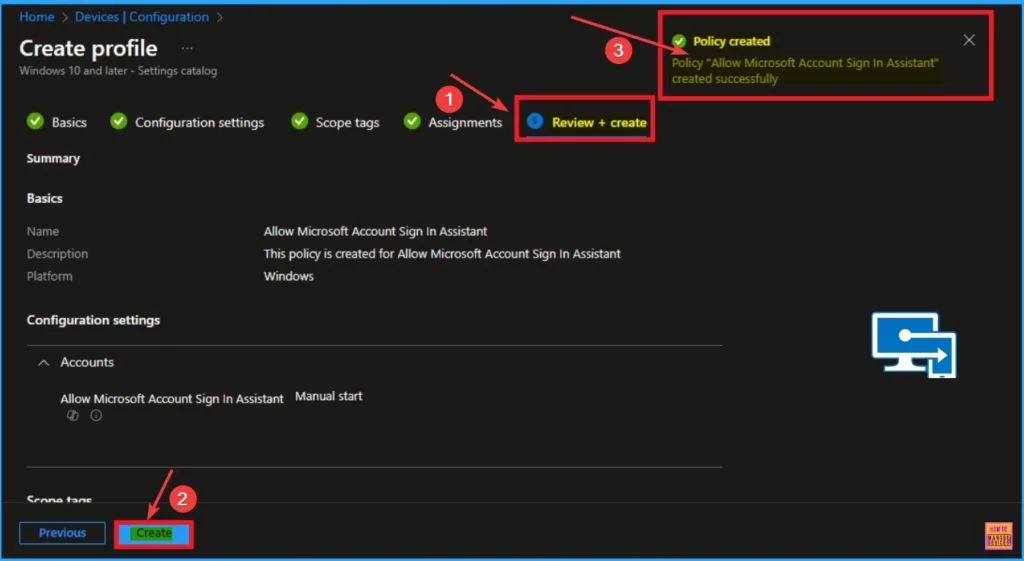 Allow Manual Start of Microsoft Account Sign In Assistant Using Intune Settings Catalog 9 Allow Manual Start of Microsoft Account Sign In Assistant Using Intune Settings Catalog - Fig.9