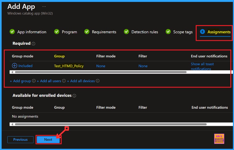 Deploy CPU-Z App through the Enterprise App Catalog App with Intune 12 Deploy CPU-Z App Through the Enterprise App Catalog App with Intune-Fig.11