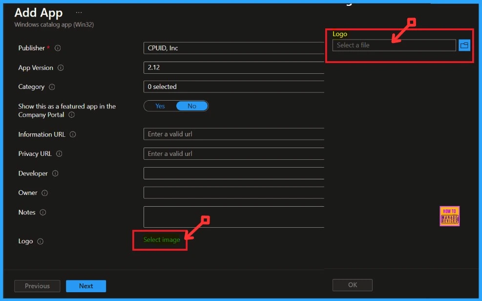 Deploy CPU-Z App through the Enterprise App Catalog App with Intune 6 Deploy CPU-Z App Through the Enterprise App Catalog App with Intune-Fig.5