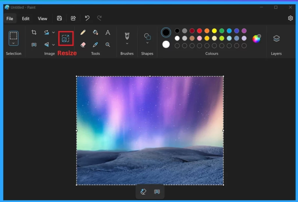 Resize an Image Using Paint and Photos Apps in Windows 11 -Fig.3