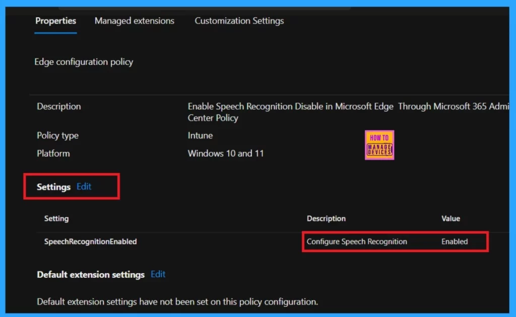 Enable Disable Speech Recognition in Microsoft Edge Through Microsoft 365 Admin Center Policy 17 Enable Disable Speech Recognition in Microsoft Edge Through Microsoft 365 Admin Center Policy-Fig.17
