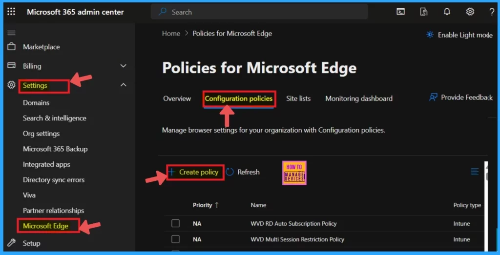 Enable Disable Show Home Button in MS Edge Using the Microsoft 365 Admin Center 2 Enable Disable Show Home Button in MS Edge Using the Microsoft 365 Admin Center-Fig.2