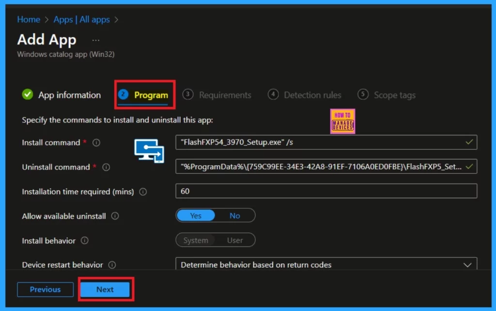 Easy Way to Install Flash FXP App using Enterprise App Catalog App in Intune 8 Easy Way to Install Flash FXP App using Enterprise App Catalog App in Intune-Fig.8