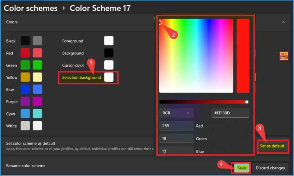 Enable Disable Custom Scheme Color in Windows Terminal in Windows 11 9 Enable Disable Custom Scheme Color in Windows Terminal in Windows 11 - Fig.8