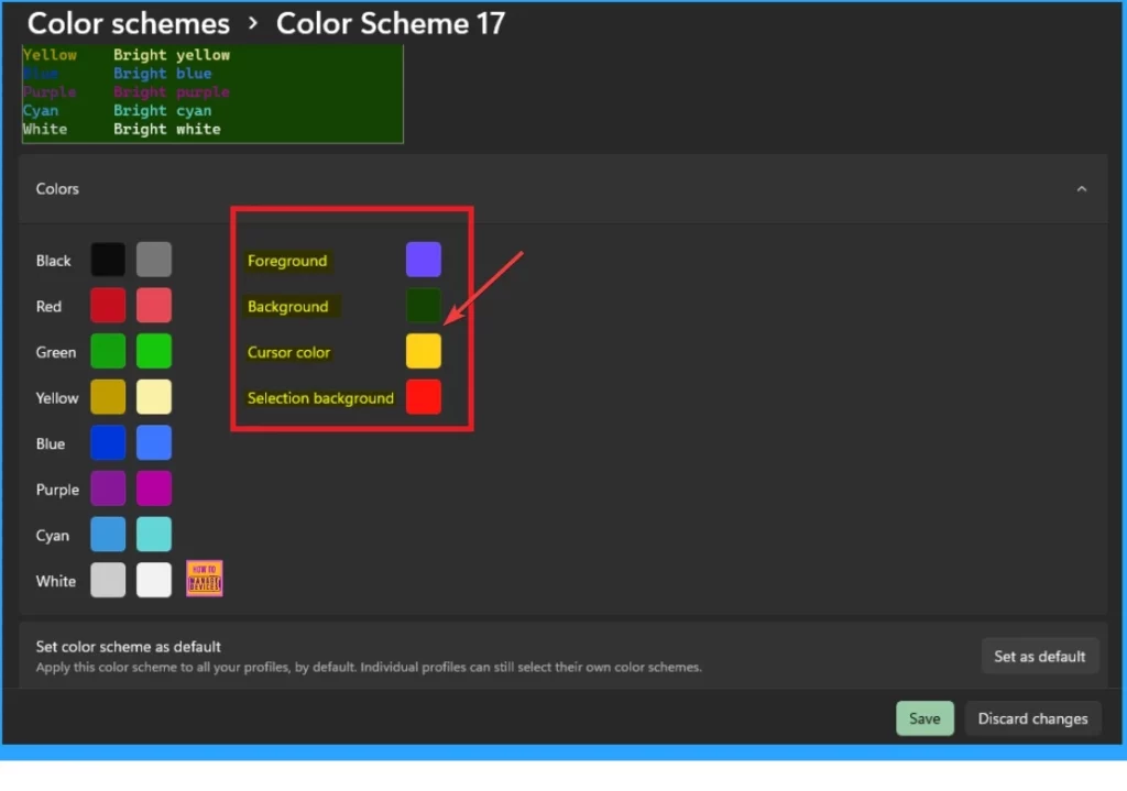 Enable Disable Custom Scheme Color in Windows Terminal in Windows 11 10 Enable Disable Custom Scheme Color in Windows Terminal in Windows 11 - Fig.9