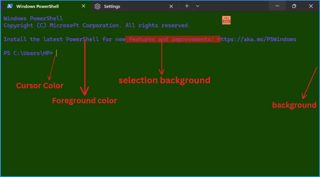 Enable Disable Custom Scheme Color in Windows Terminal in Windows 11 11 Enable Disable Custom Scheme Color in Windows Terminal in Windows 11 - Fig.10