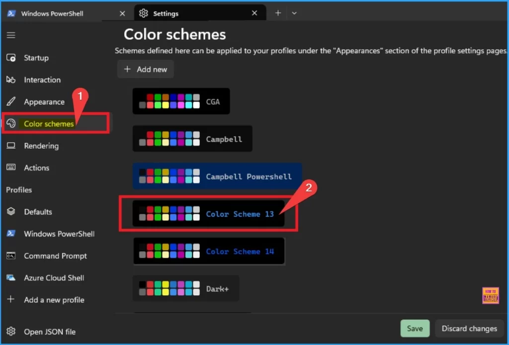 Enable Disable Custom Scheme Color in Windows Terminal in Windows 11 12 Enable Disable Custom Scheme Color in Windows Terminal in Windows 11 - Fig.11