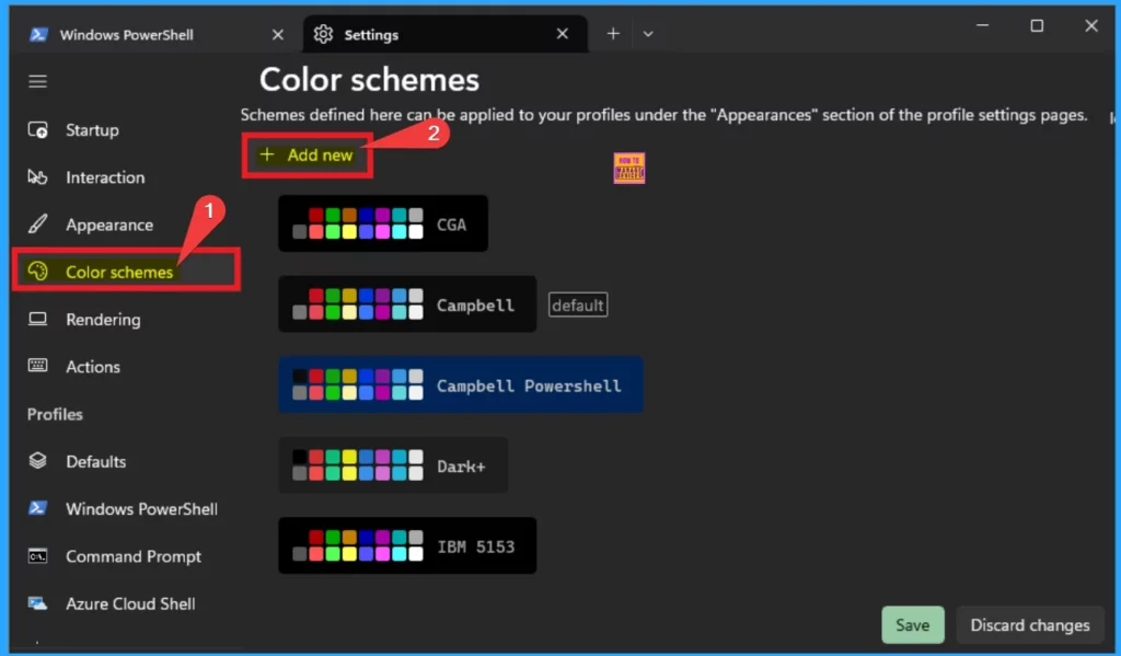Enable Disable Custom Scheme Color in Windows Terminal in Windows 11 4 Enable Disable Custom Scheme Color in Windows Terminal in Windows 11 - Fig.3