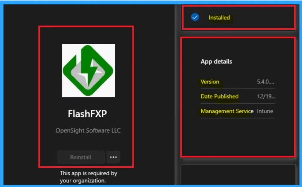 Easy Way to Install Flash FXP App using Enterprise App Catalog App in Intune 15 Easy Way to Install Flash FXP App using Enterprise App Catalog App in Intune-Fig.15