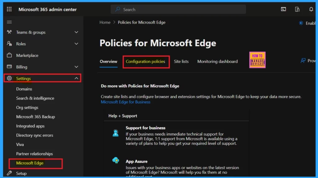 Enable Password Delete on Browser Close in MS Edge Using the Microsoft 365 Admin Center 2 How to Enable Password Delete on Browser Close in Microsoft Edge Using the Microsoft 365 Admin Center-Fig.2