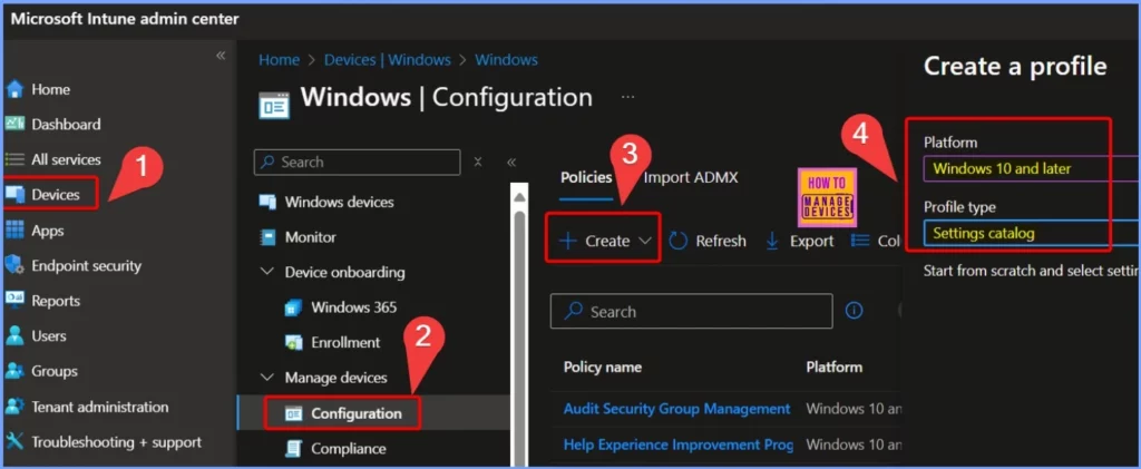How to Block Allow Toasts Notifications in Windows using Intune Settings Catalog - Fig.2