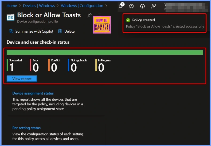 How to Block Allow Toasts Notifications in Windows using Intune Settings Catalog - Fig.8