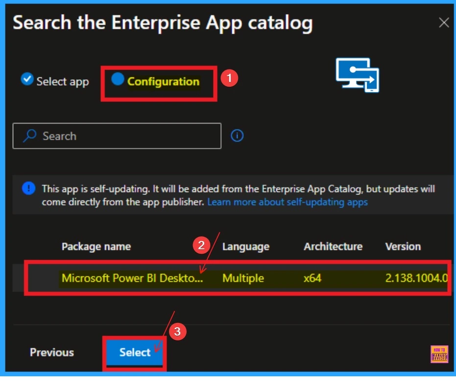 How to Install Power BI Desktop App using Intune Enterprise App Catalog App - Fig.4